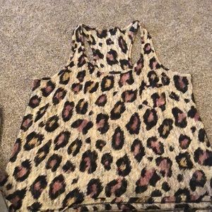 Cheetah tank top